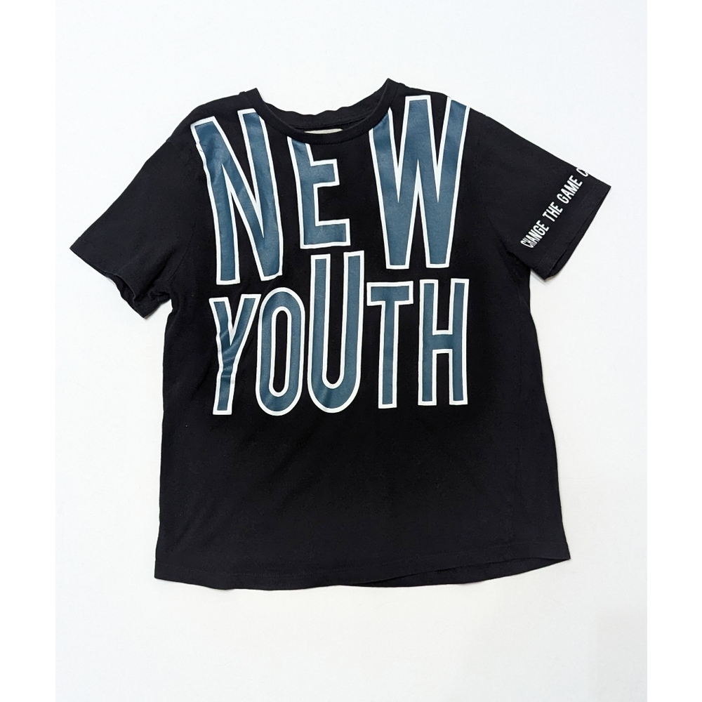 Zara Boys Collection Sporty NEW YOUTH CHANGE THE GAME T-shirt Size 9 years